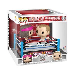Funko Pop Moments: WWE - Bret Hart Hit Man Hart and Shawn Michaels - Collectable